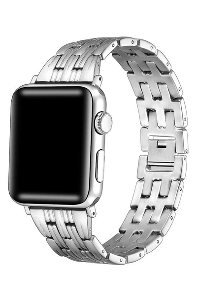 Shop The Posh Tech Stainless Steel Apple Watch® Watchband In Silver
