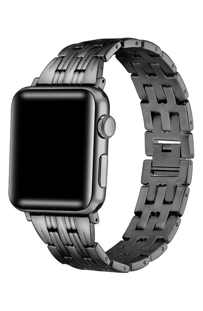 The Posh Tech Stainless Steel Apple Watch® Watchband In Black