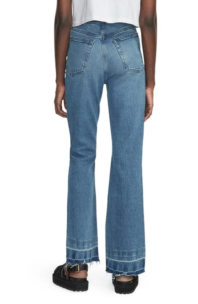 Shop Rag & Bone Peyton Release Hem Bootcut Jeans In Misty