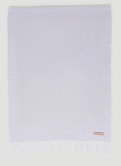 Shop Acne Studios Large Scarf In Lilac