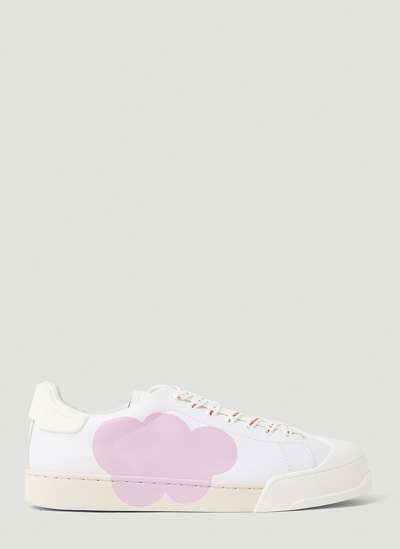 Shop Marni X No Vacancy Dada Bumper Mismatched Sneakers In White
