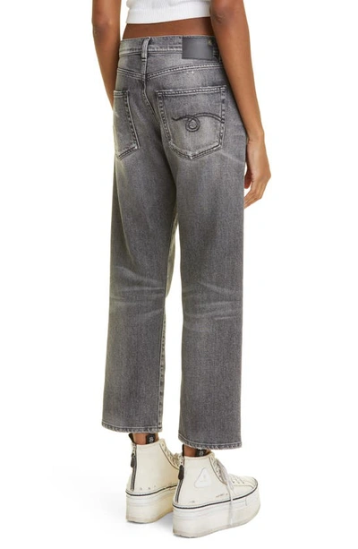 R13 Distressed Boyfriend Jeans In Vintage Grey