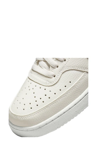 Shop Nike Court Vision Low Sneaker In Sail/ White Onyx/ Black