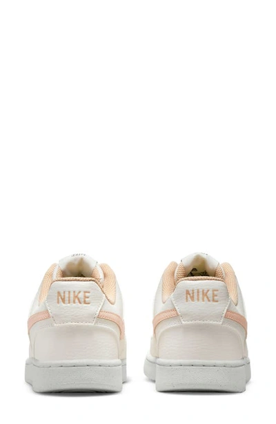 Shop Nike Court Vision Low Sneaker In Sail/ White Onyx/ Black