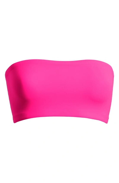Shop Skims Fits Everybody Bandeau In Neon Pink