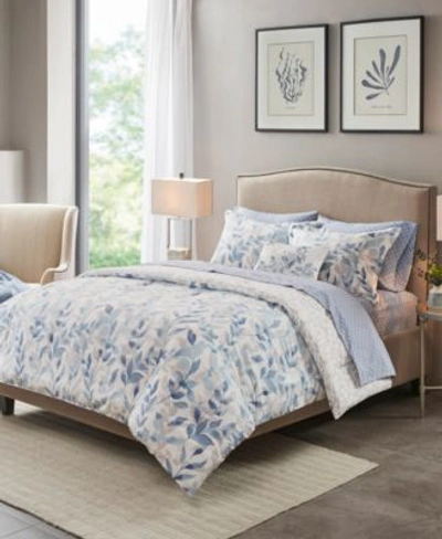 Shop Madison Park Essentials Sofia Reversible Comforter Sets In Blue