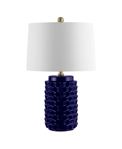 Shop Safavieh Weldon Table Lamp In Blue