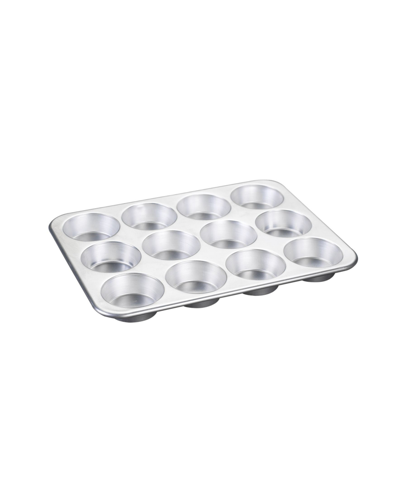 Shop Nordic Ware Naturals 12 Cup Muffin Pan In Silver