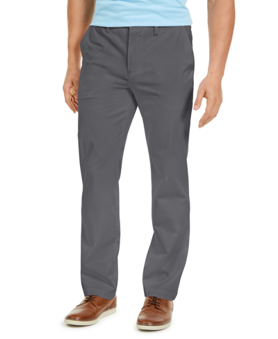 Shop Club Room Men's Four-way Stretch Pants, Created For Macy's In Gray