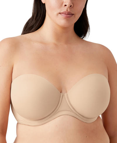 Shop Wacoal Red Carpet Full Figure Underwire Strapless Bra 854119, Up To I Cup In Tan/beige