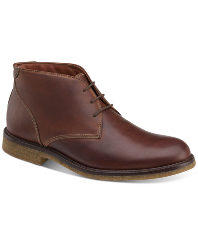 Shop Johnston & Murphy Copeland Chukka Boots Men's Shoes In Red