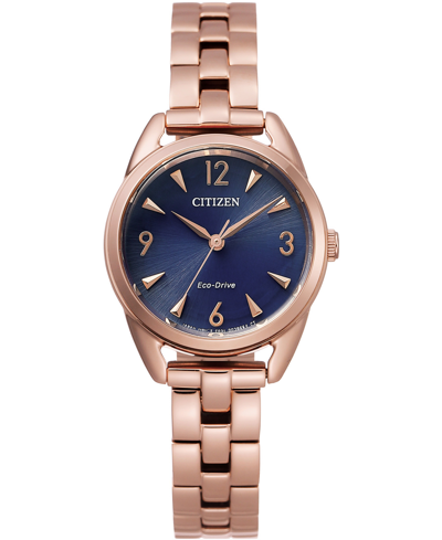 Shop Citizen Drive From  Eco-drive Women's Rose Gold-tone Stainless Steel Bracelet Watch 27mm