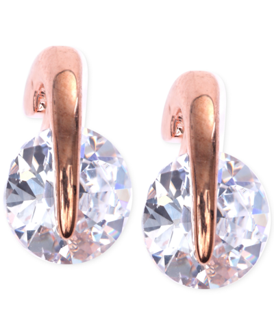 Shop Givenchy Earrings, Crystal Accent In Gold