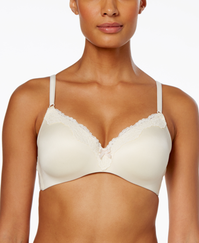 Shop Maidenform Comfort Devotion Extra Coverage Shaping With Lift Wireless Bra 9456 In Ivory/cream