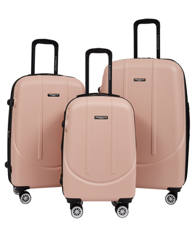 Shop Travelers Club Traveler's Club Falkirk 3pc. Hardside Expandable Luggage Set In Tan/beige