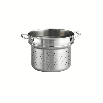 Shop Tramontina Gourmet Tri-ply Clad Pasta Insert In Silver
