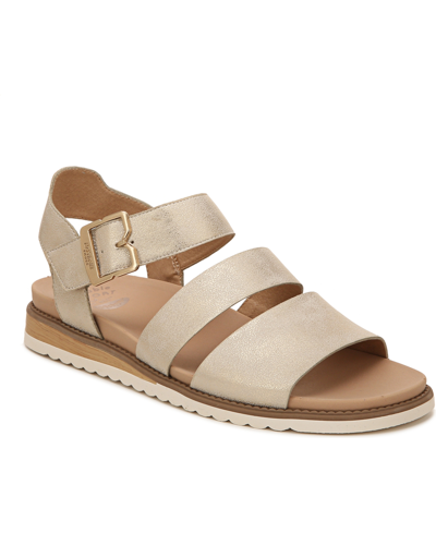 Shop Dr. Scholl's Women's Island-glow Strappy Sandals Women's Shoes In Gold