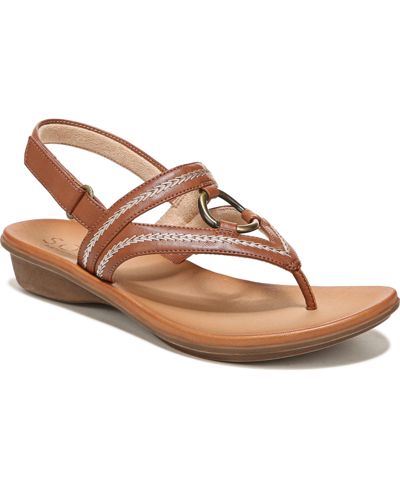 Shop Soul Naturalizer Sunny Flat Sandals Women's Shoes In Brown
