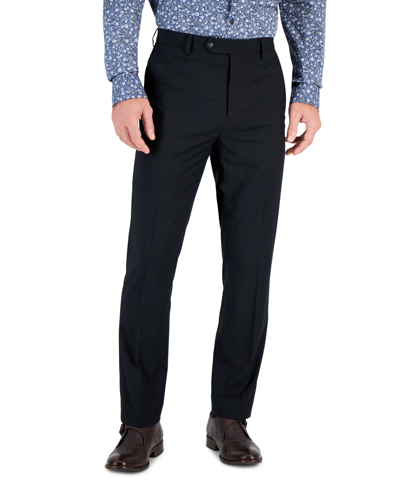 Shop Vince Camuto Men's Slim-fit Spandex Super-stretch Suit Pants In Blue