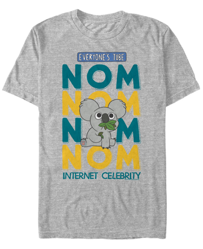 Shop Fifth Sun Men's We Bare Bears Nom Nom Internet Celebrity Short Sleeve T- Shirt In Gray