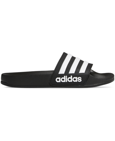 Shop Adidas Originals Adidas Little Kids' Adilette Shower Slide Sandals From Finish Line In Black