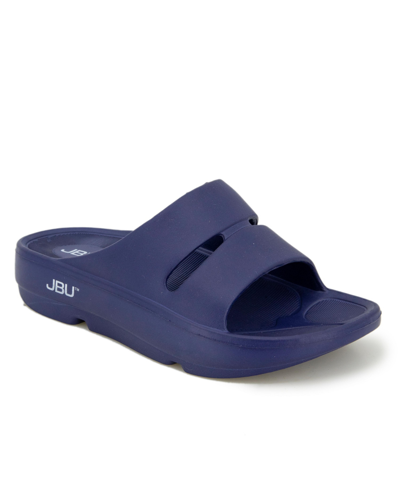 Shop Jbu Women's Dover Slide Recovery Sandals Women's Shoes In Blue