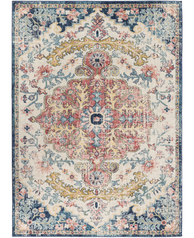 Shop Abbie & Allie Rugs Tikapur Tkr-2321 Mist 6'7" X 9' Area Rug In Blue