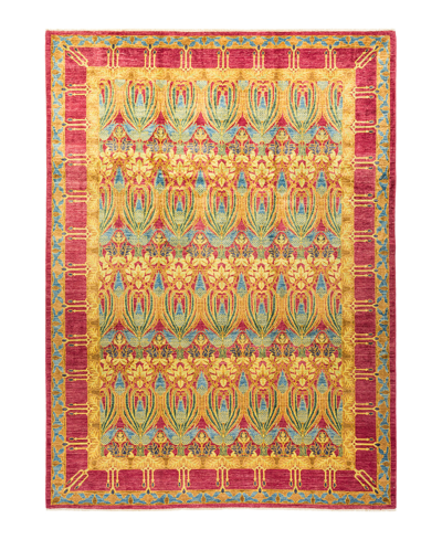 Shop Adorn Hand Woven Rugs Arts And Crafts M1625 8'10" X 12'2" Area Rug In Pink