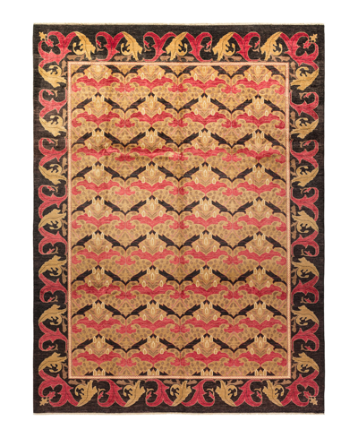 Shop Adorn Hand Woven Rugs Arts And Crafts M1574 10'1" X 13'2" Area Rug In Gold