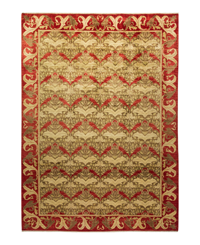 Shop Adorn Hand Woven Rugs Arts And Crafts M1620 8'2" X 11'5" Area Rug In Tan/beige
