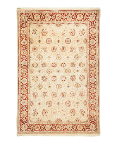 Shop Adorn Hand Woven Rugs Closeout!  Mogul M1749 6' X 9'1" Area Rug In Ivory/cream