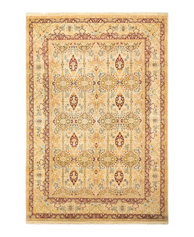 Shop Adorn Hand Woven Rugs Closeout!  Mogul M1749 6'1" X 9'4" Area Rug In Ivory/cream