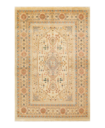 Shop Adorn Hand Woven Rugs Closeout!  Mogul M1165 6' X 9'3" Area Rug In Ivory/cream