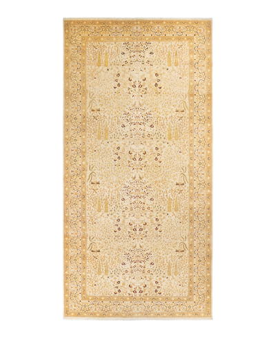 Shop Adorn Hand Woven Rugs Closeout!  Mogul M1503 8'1" X 17' Area Rug In Ivory/cream