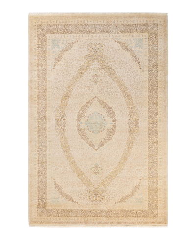 Shop Adorn Hand Woven Rugs Closeout!  Mogul M1422 6'3" X 9'6" Area Rug In Ivory/cream