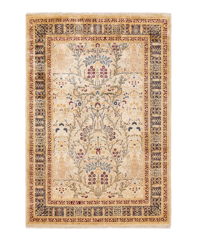 Shop Adorn Hand Woven Rugs Closeout!  Mogul M1160 6'3" X 9'4" Area Rug In Tan/beige