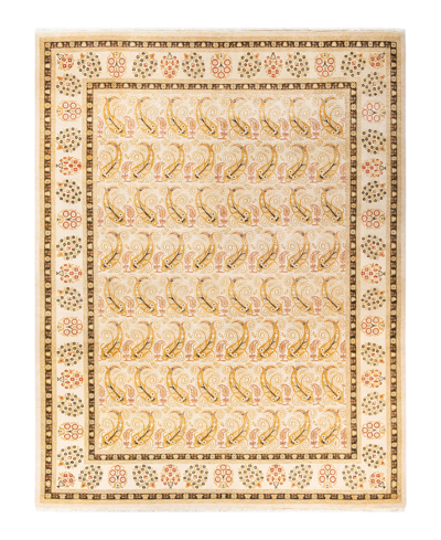 Shop Adorn Hand Woven Rugs Closeout!  Mogul M1515 9'2" X 12'1" Area Rug In Ivory/cream