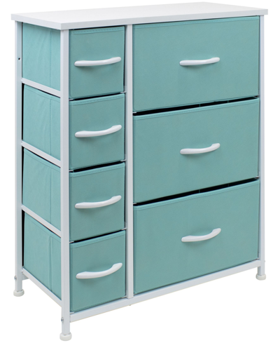 Shop Sorbus 7-drawers Chest Dresser In Blue