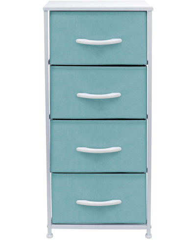 Shop Sorbus 4-drawers Chest Dresser In Blue