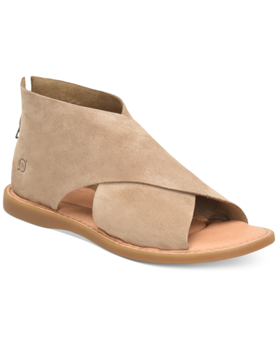 Shop Born Women's Iwa Comfort Sandals Women's Shoes In Tan/beige