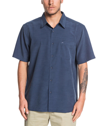 Shop Quiksilver Waterman Men's Centinela Shirt In Blue