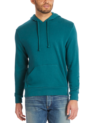 Shop Alternative Apparel Men's Washed Terry The Champ Hoodie In Green