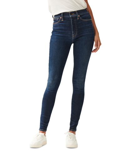 Shop Lucky Brand Uni Fit High Rise Skinny Jeans In Blue
