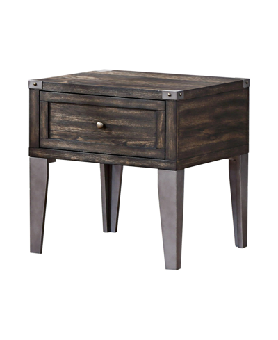 Shop Furniture Of America Kenina 1 Drawer End Table In Brown