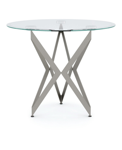 Shop Furniture Of America Alta Glass Top End Table In Gray