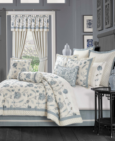 Shop J Queen New York Blue Garden 4-pc. Comforter Set, Queen