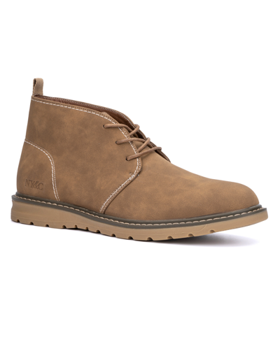 Shop New York And Company Men's Dooley Boots Men's Shoes In Tan/beige