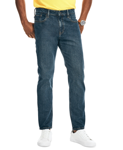 Shop Nautica Men's Athletic Slim-fit Stretch Denim 5-pocket Jeans In Blue
