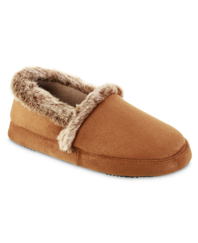 Shop Isotoner Signature Women's A-line Eco Comfort Slippers In Brown