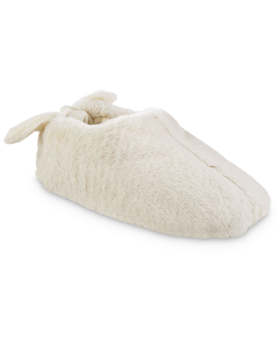 Shop Isotoner Signature Women's Memory Foam Faux Fur Shay Slippers In White
